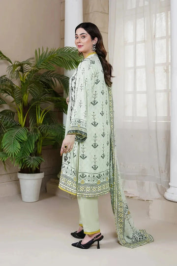 3PC Printed stitched Kotail Linen Suit KKT-3613 - Embroidered - KHAS STORES US -